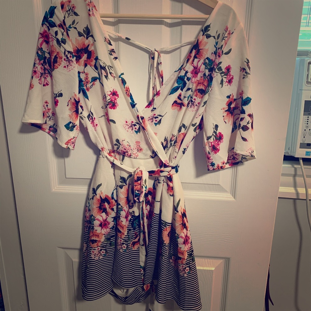 Floral romper!